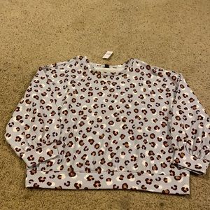 Leopard print sweatshirt